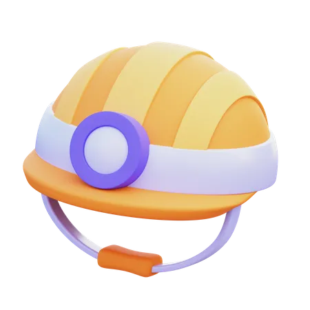 Capacete duro  3D Icon