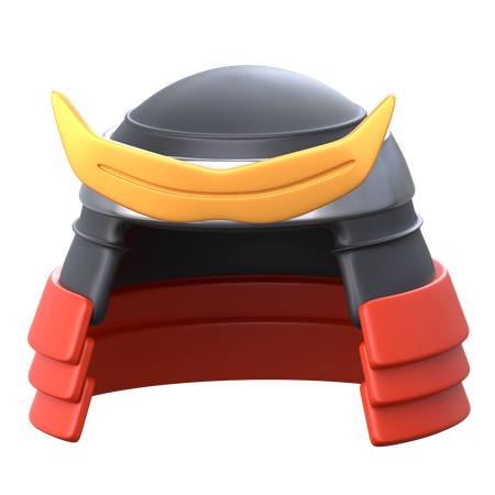 Capacete de samurai  3D Icon