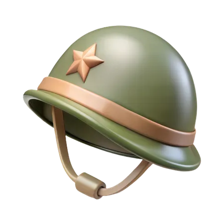 Capacete de soldado  3D Icon