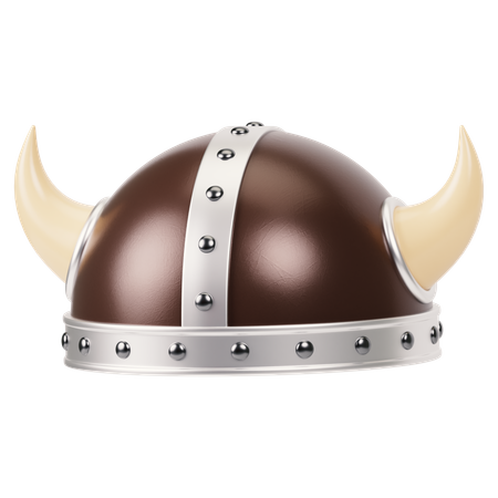 Capacete viking  3D Icon