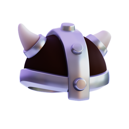 Capacete viking  3D Icon