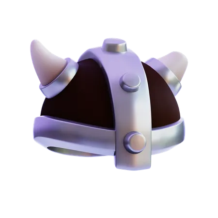 Capacete viking  3D Icon