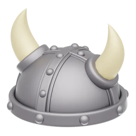 Capacete viking  3D Icon