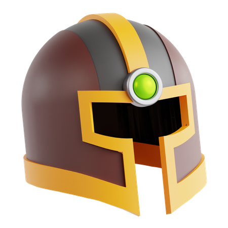 Capacete viking  3D Icon