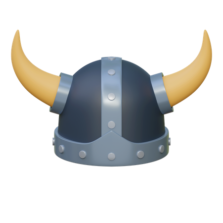 Capacete viking  3D Icon