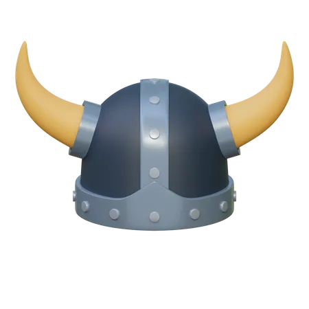 Capacete viking  3D Icon