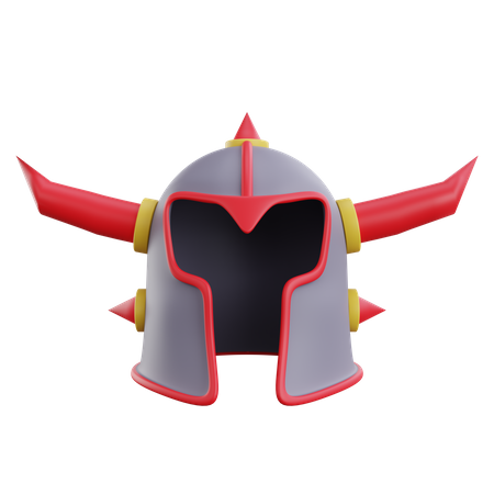 Capacete viking  3D Icon