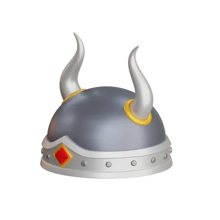 Capacete viking  3D Icon