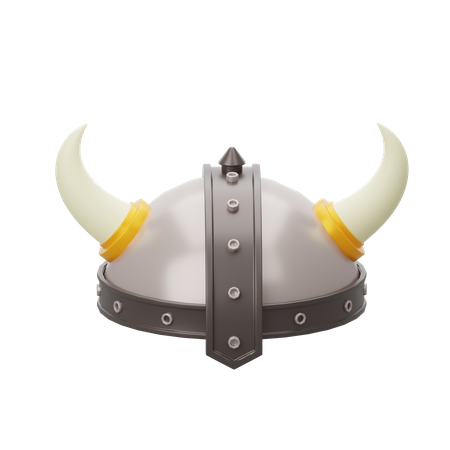 Capacete viking  3D Icon