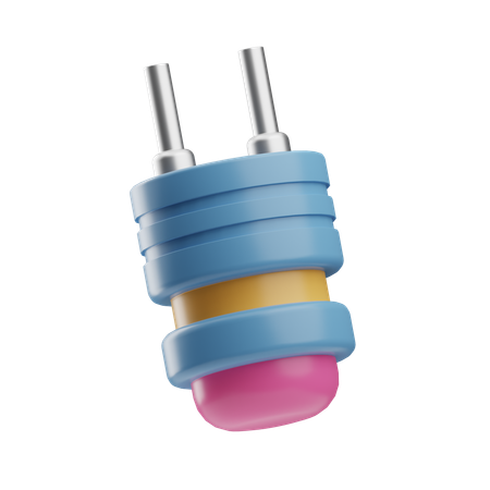 Capacitor  3D Icon