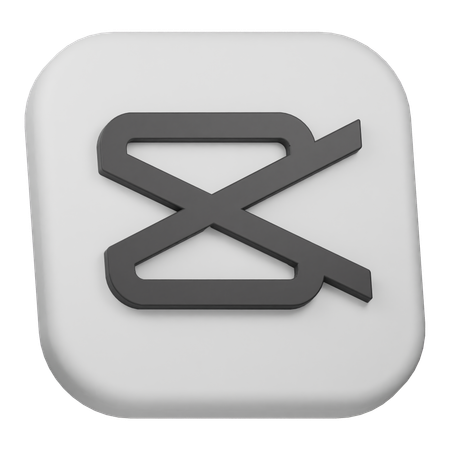 Capcut  3D Icon