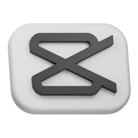 Capcut  3D Icon