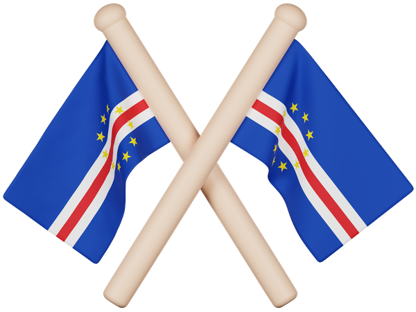 Cape Verde Flag  3D Icon