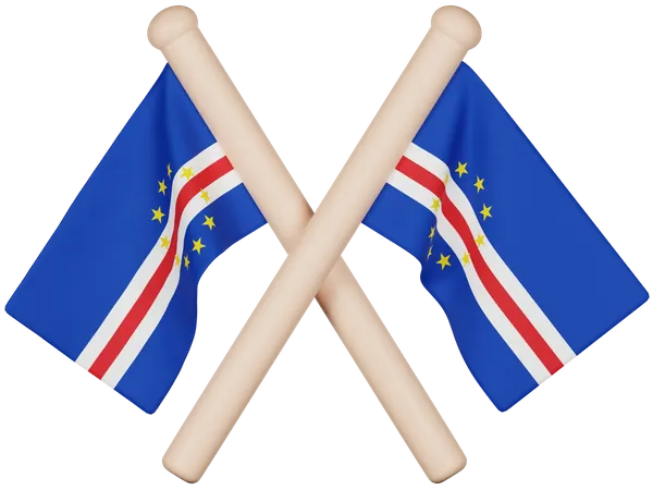 Cape Verde Flag  3D Icon