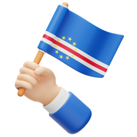 Cape Verde Flag  3D Icon