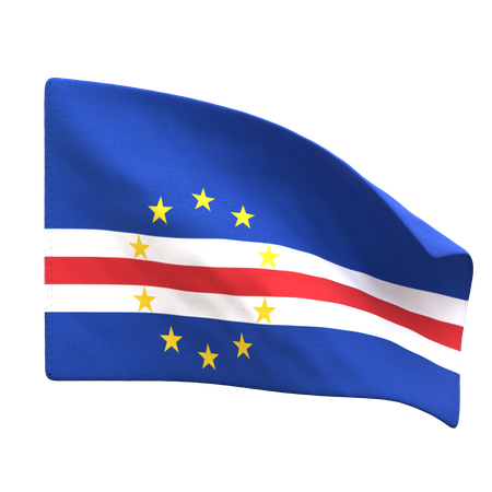 Cape Verde Flag  3D Icon