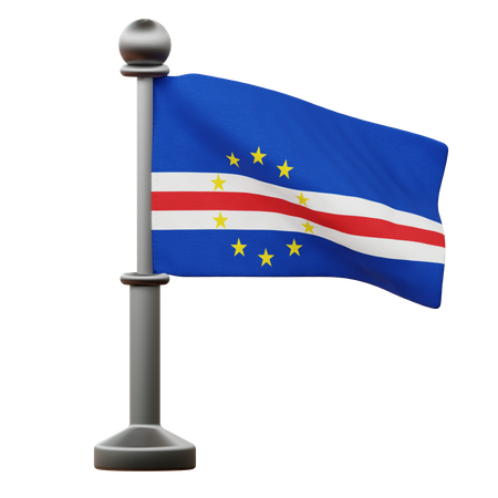 Cape Verde Flag  3D Icon