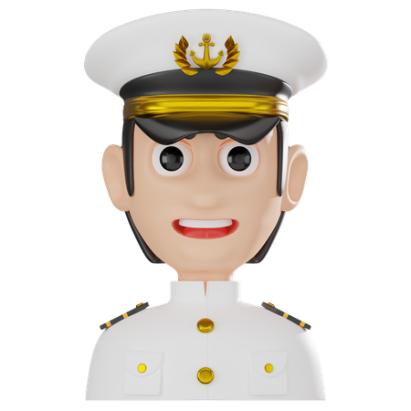 Capitaine  3D Icon