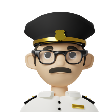 Avatar du capitaine  3D Icon