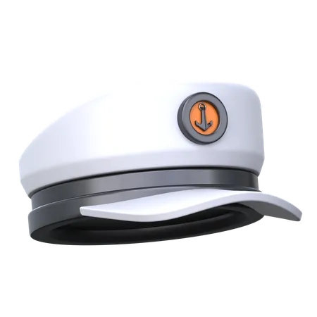 Casquette de capitaine de navire  3D Icon