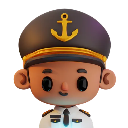 Navire du capitaine  3D Icon