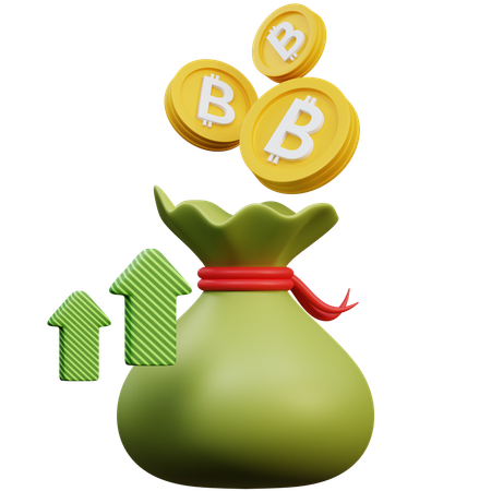Capital Gains  3D Icon