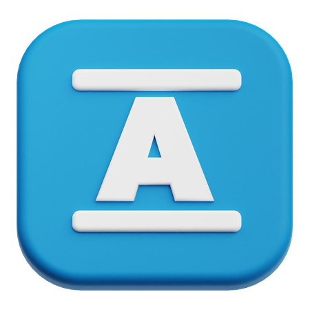 Capital Letter  3D Icon