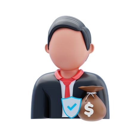Capital privado  3D Icon