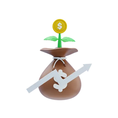 Capital Raising  3D Icon