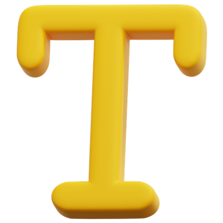 자본 t  3D Icon