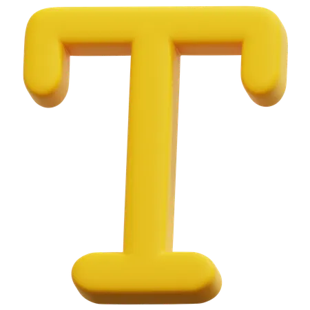 자본 t  3D Icon