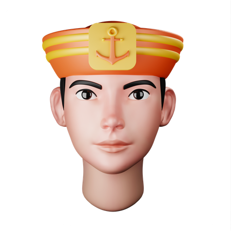 Capitão do navio  3D Icon