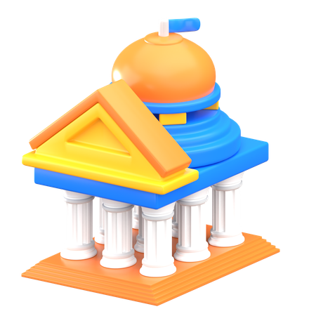 Capitol Building  3D Icon