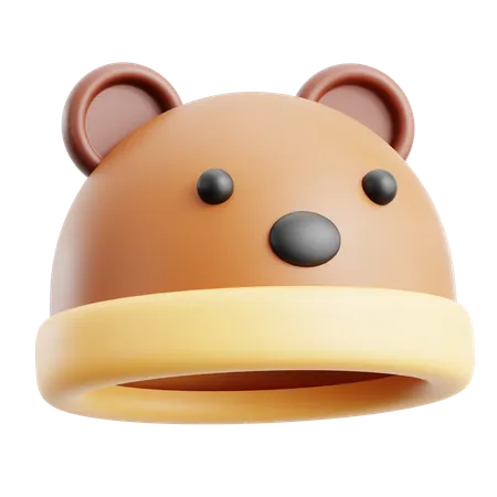 Cappello da orso  3D Icon