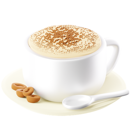 Café capuccino  3D Icon