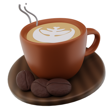 Café cappuccino  3D Icon