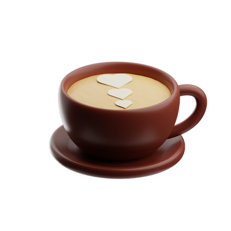 Café cappuccino  3D Icon