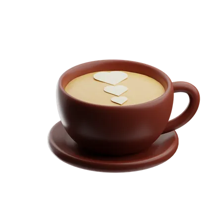 Café cappuccino  3D Icon