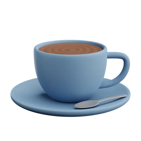 Cappuccino Coffee  3D Icon