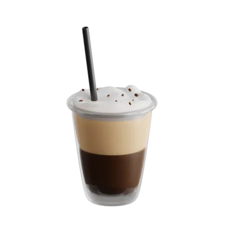 Cappuccino Freddo  3D Icon