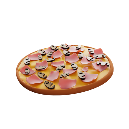 Capricciosa Circle  3D Icon