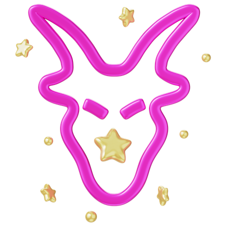 Capricorn  3D Icon