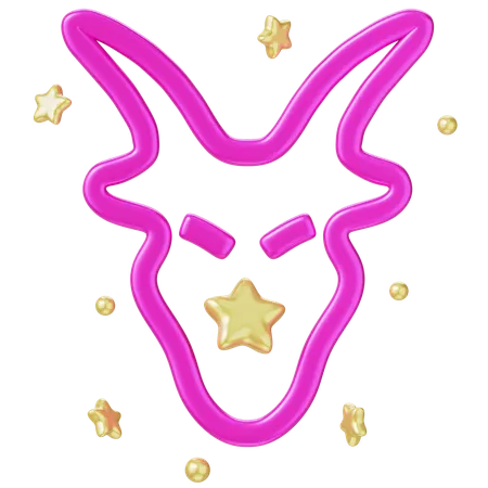 Capricorn  3D Icon