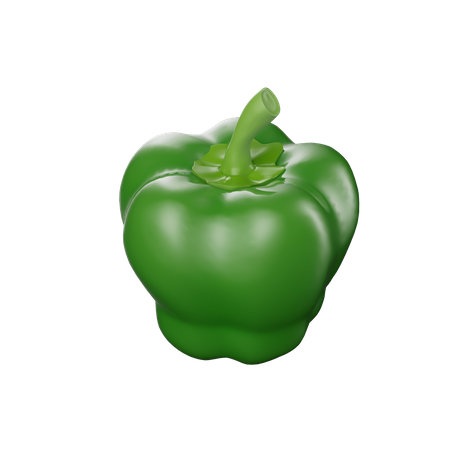 Capsicum  3D Icon