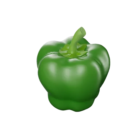 Capsicum  3D Icon