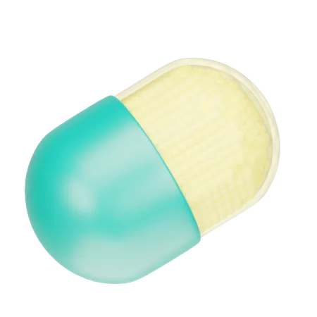 Cápsula  3D Icon