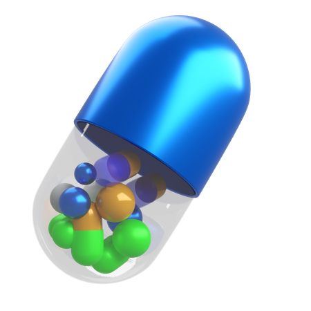 Cápsula  3D Icon