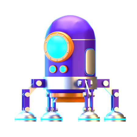 Cápsula espacial  3D Icon