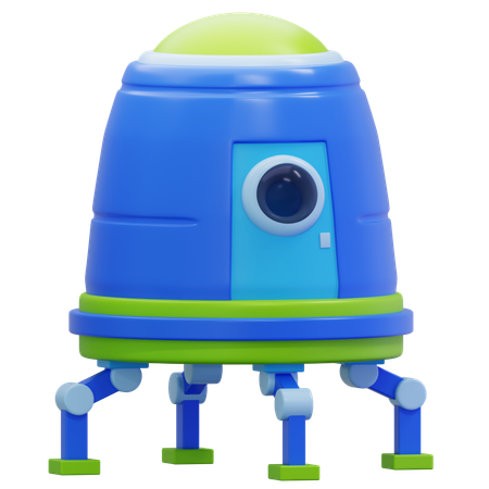 Cápsula espacial  3D Icon