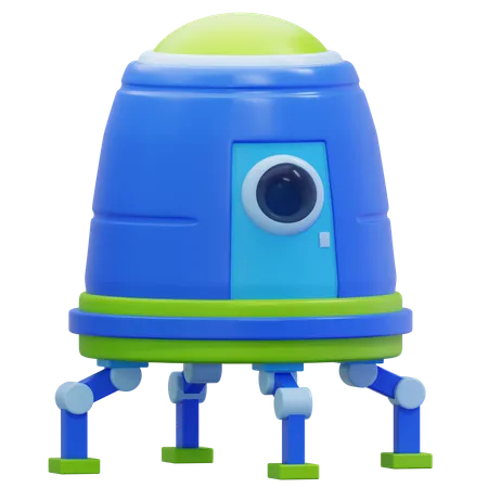 Cápsula espacial  3D Icon